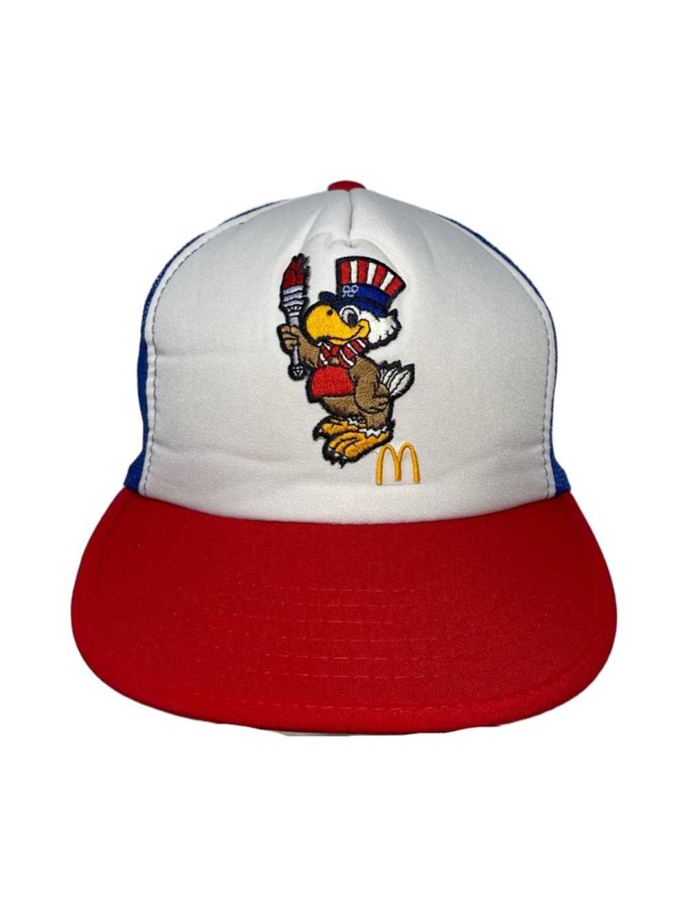Vintage 1984 USA Olympics McDonald’s Sam Eagle Hat Snapback Trucker